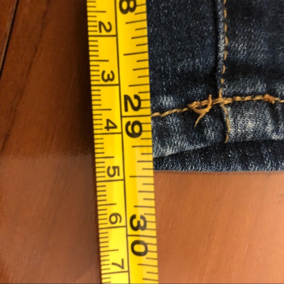 American Eagle Long Dark Blue Jegging Sz 0 Like NEW!!!!! - Picture 4 of 4